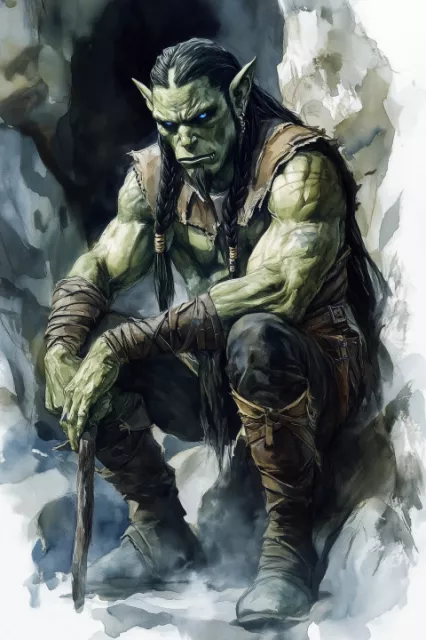 cbowofrivia_A_rugged_male_orc_ranger_deep_forest_green_skin_and_7c7ee2fb-a67a-4e1d-bb3d-b7b19af7081e