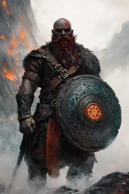 cbowofrivia_A_stout_black_male_dwarf_fighter_stands_before_a_ru_36371a04-4f7a-4daa-9cfa-a40100360d7e