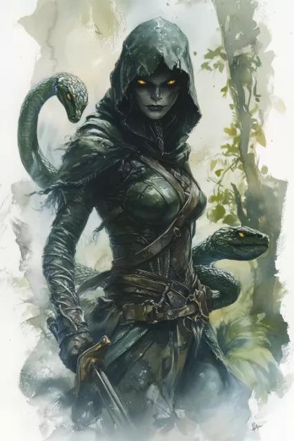 cbowofrivia_A_female_yuan-ti_rogue_with_iridescent_emerald_scal_5ee46fc1-7ebe-402f-b27e-0a3bc900a4b2