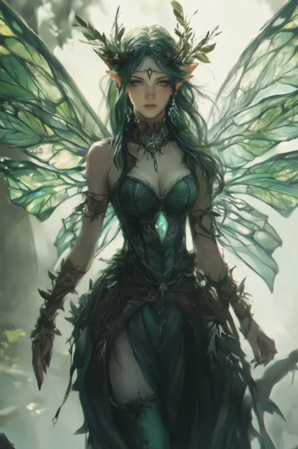 cbowofrivia_A_female_fairy_druid_floats_gracefully_above_a_sere_c227d905-021c-49b5-8e3e-f20132a9cca9