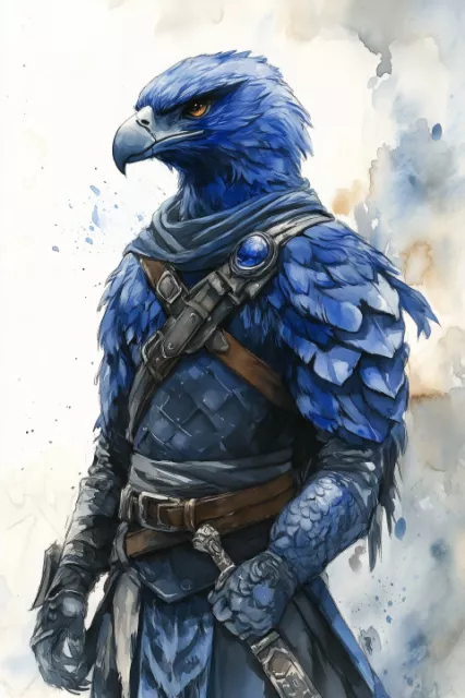 cbowofrivia_A_male_humanoid_eagle_rogue_his_deep_cobalt_and_azu_b0902cd6-11a0-4b02-aa32-93b7409ac46d