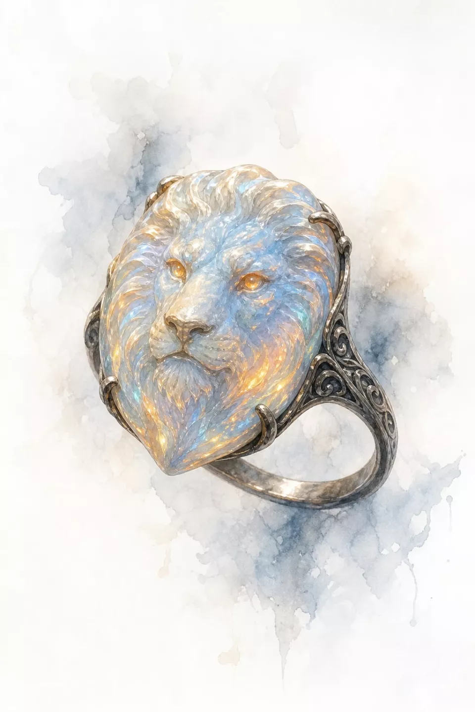 Opalite Lion Ring