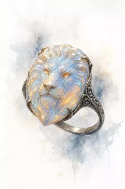 Opalite Lion Ring