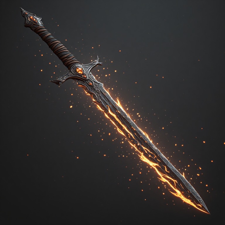 Cinderrime, the Ember-Promise Blade