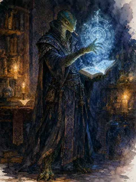 Unnamed Yuan-ti Wizard