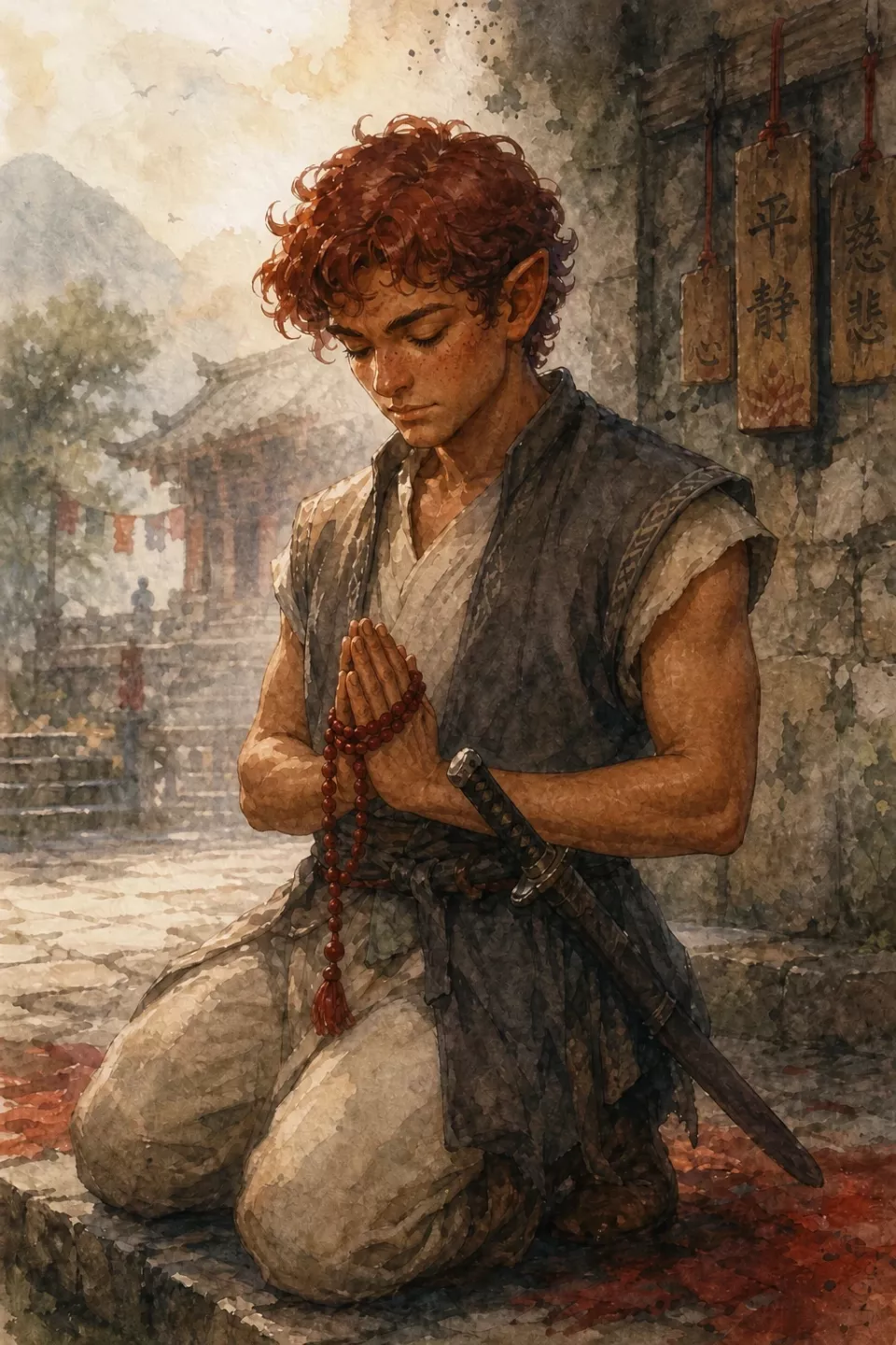 Unnamed Halfling Monk