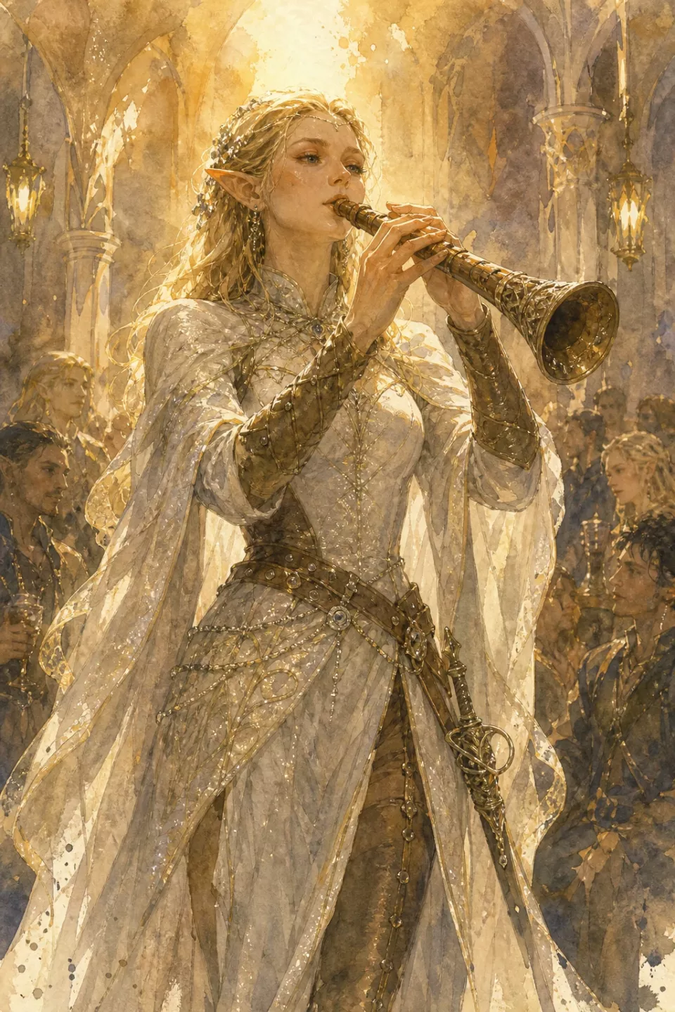 Unnamed Half-Elf Bard