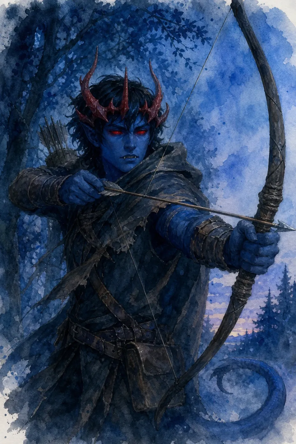 Unnamed Tiefling Ranger