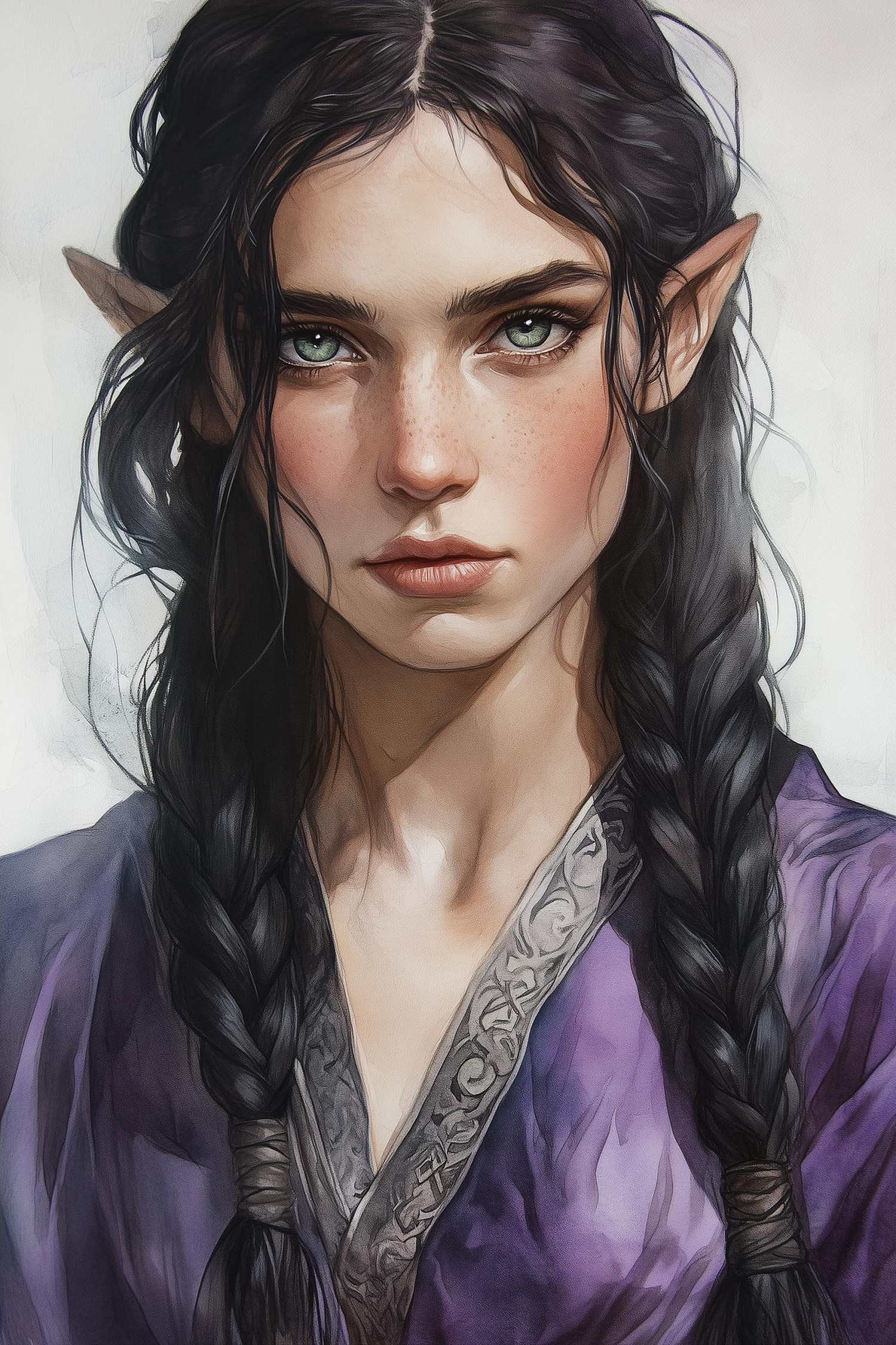 Elf Innkeeper Elowen Sythara - Elf Wizard Showcase | DndPlaybook