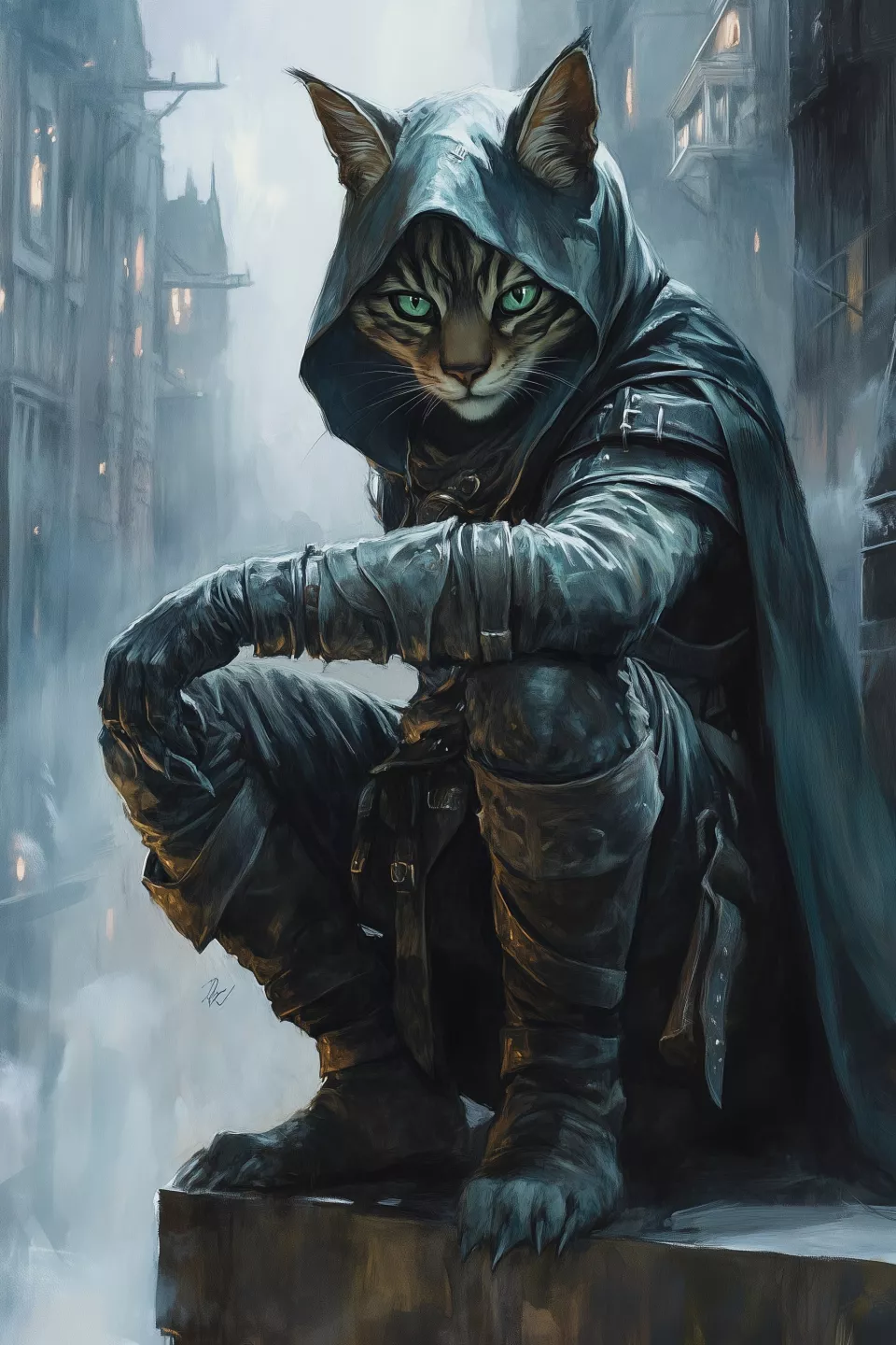 cbowofrivia_A_sleek_non-binary_tabaxi_rogue_crouches_on_a_rooft_3c7b5d91-807a-47d7-a766-8f5bb03b12f4
