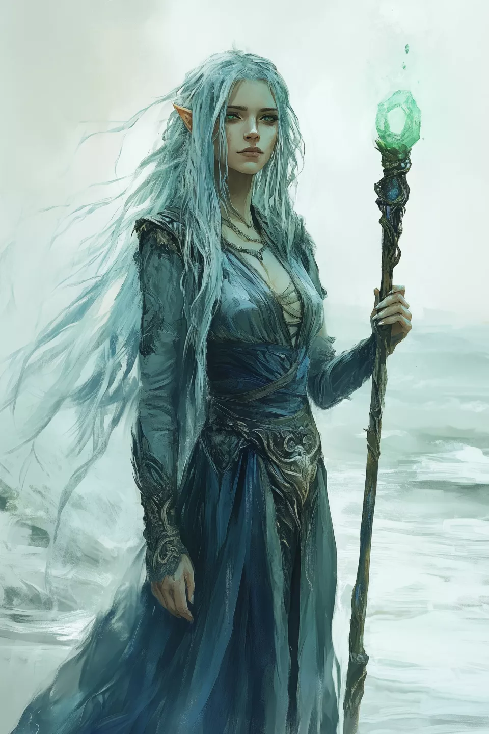 cbowofrivia_A_tall_female_sea-elf_warlock_stands_by_a_tranquil__b2bb92a3-5e05-45a0-818b-3fe8eac42fb3