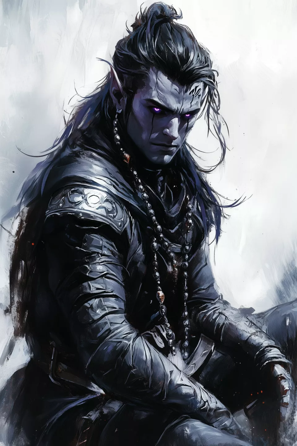 cbowofrivia_A_male_shadar-kai_rogue_with_deep_charcoal_skin_and_8d869639-c56e-4ab4-94c6-48f7232fd622